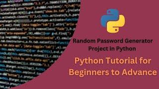 Random Password Generator Project in Python