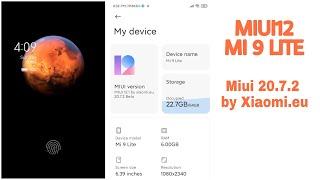 Miui 12.1 EU rom for Xiaomi Mi 9 Lite