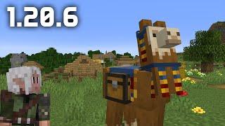 News in Minecraft 1.20.6 - Llama Hotfix