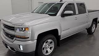 2018 CHEVROLET SILVERADO 1500 CREW LT PLUS 2LT Z71 SILVER ICE 4K WALKAROUND 14729ZA