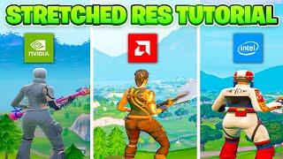 How To Get Stretched Resolution in Fortnite PC!  (Nvidia, AMD & Intel)