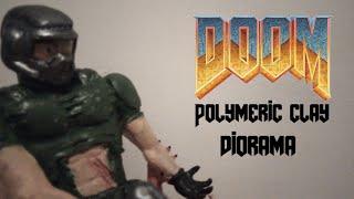 Doom diorama/ Doom/ Polymeric clay