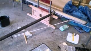 DIY sailboat "Fafnir" boom vang set-up and function