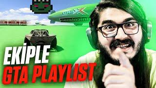 EKİPLE EĞLENCELİ KARIŞIK PLAYLİST! GTA 5 SUMO , F2F VE PARKURLARS!