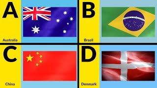 ABC Countries for Children - Learn Alphabet with Countries and Flags for Toddlers & Kids