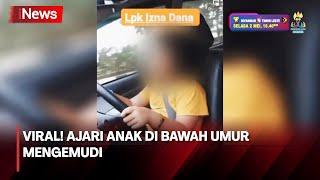 Viral, Ajari Anak di Bawah Umur Mengemudi, Polisi Tilang Sang Ibu usai Dikecam Netizen