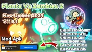 Plants vs Zombies 2 Mod Apk 11.9.1 Unlimited Money & Sun Unlocked All TERBARU 2024