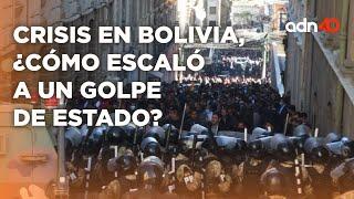 Crisis en Bolivia, el General Zúñiga encabeza golpe de Estado, ejercito tomó el Palacio Quemado