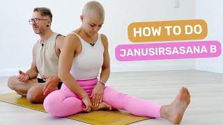 How to do Ashtanga Yoga's Janusirsasana B | Head to Knee Pose B