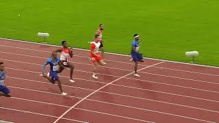 100m Men, The match Europa vs USA, Minsk 2019