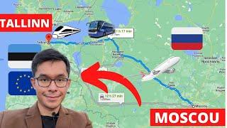 VLOG Je traverse la frontière RUSSIE - EUROPE à pied (2022)