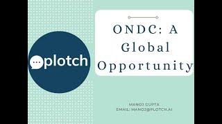 Intro to ONDC: A Global Opportunity