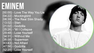 Eminem 2024 MIX Grandes Exitos - Love The Way You Lie, Mockingbird, The Real Slim Shady, Stan