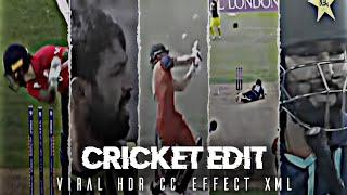 Alight Motion HDR Cricket Video Editing | HDR CC Cricket Videos Edit For TikTok | Cricket Clips Edit