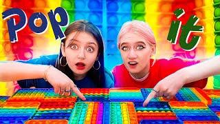 10 Способов Играть с ПОП ИТ ! Гигантский Антистресс - Pop It и Simple Dimple