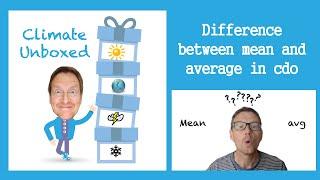 What is the difference between mean and average in cdo