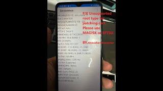 Samsung A12 A125F U3 Root & IMEI Repair | Auto Restart After Root Fix | Unsupported root type