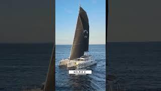 Epic Catamaran to Trimaran Sailing Drone Footage! #dronefootage #Sailing #shorts #boats #yacht