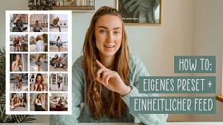 Einheitlichen IG Feed + Preset erstellen | Bilder bearbeiten wie ein Influencer| Fränzl & Vero