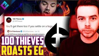 100 Thieves ROASTS Evil Geniuses Being Called "An Apparel Company"