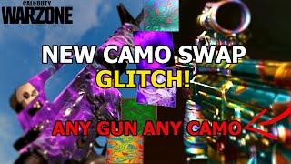 *NEW* SOLO CAMO SWAP GLITCH! WARZONE GLITCHES! ANY CAMO ANY GUN!