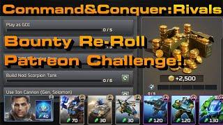 C&C Rivals: Bounty Reroll Challenge!