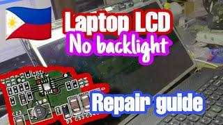 Laptop LCD/LED no backlight repair guide