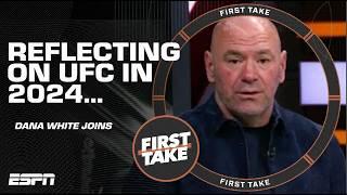  2024 IN REVIEW Dana White calls Jon Jones the ‘BADDEST DUDE’ + The Sphere reflection | First Take