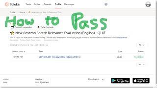 ⭐️ New Amazon Search Relevance Evaluation (English) - QUIZ | Toloka