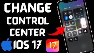 How to change control center in ios 17 in iPhone | How to change control center style in iOS 17 2023