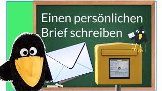 Einen persönlichen Brief schreiben #Aufsatz #Deutsch #Grundschule