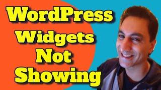 WordPress Widgets Not Showing up in Dashboard  Quick Fix