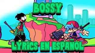 Bossy | Vs Robin/FNF Glitched Legends V2 (Lyrics en Español)