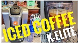 HOW TO MAKE  Vanilla ICED COFFEE Keurig K-Elite Coffee Maker K Cup Machine