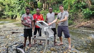 PNG Gold Mining Trip: We Put 1500 Shovels Through The Highbanker!