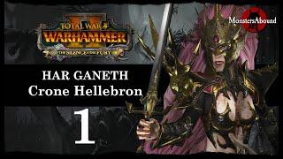 Total War: Warhammer 2 Mortal Empires - Har Ganeth, Crone Hellebron Campaign #1