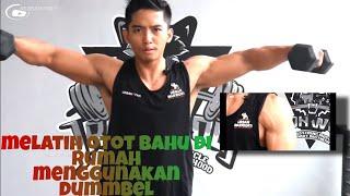 Full shoulder workout using dumbbells at home - IQBAL FAUZI SCITEC