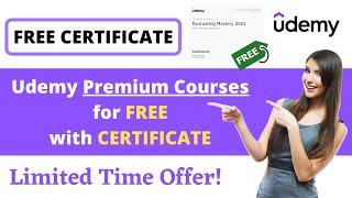 Udemy Free Courses with Free Certificate | Udemy Coupon Code 2022