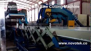 Belt saw cutting machine