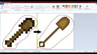 Как рисовать свои текстурки для Майнкрафт с помощью программы Paint... Minecraft...
