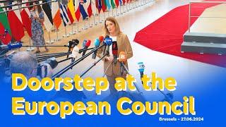 Doorstep at the European Council - 27th June 2024