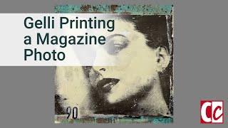 Gelli Printing Magazine Pictures