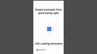 Simple preloader CSS Animation || #animation #css #loading #coding #softwareengineer