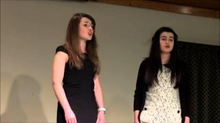 Hallelujah sung by Nicola & Abbey in beautiful harmony.