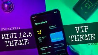 MIUI 12.5 ViP Theme New Control Centre,New Look in Miui 12 Themes | Dark Mod Support Theme...