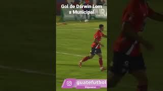 Gol de Darwin Lom a Municipal #laligaenguatefutbol