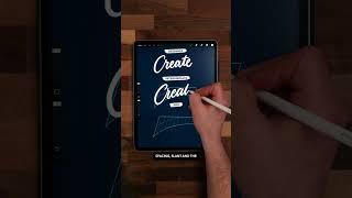 If you're new to lettering #tutorial #calligraphy #procreate