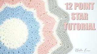 CROCHET: 12 Point Star Tutorial | Bella Coco