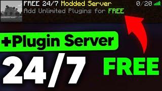 How to Make a FREE 24/7 Plugin Server for (Java+Bedrock) Modded Server | Minecraft