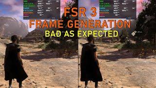 RTX 3080: AMD FSR 3 + FG: PC Latency + Cap / Uncap FPS / VSYNC